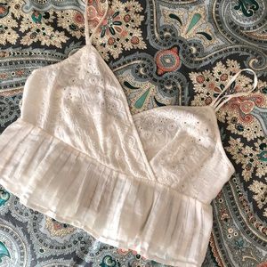 Eyelet crop top by American Eagle